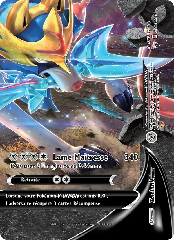Zacian V-UNION (Promo SWSH #SWSH166/307)