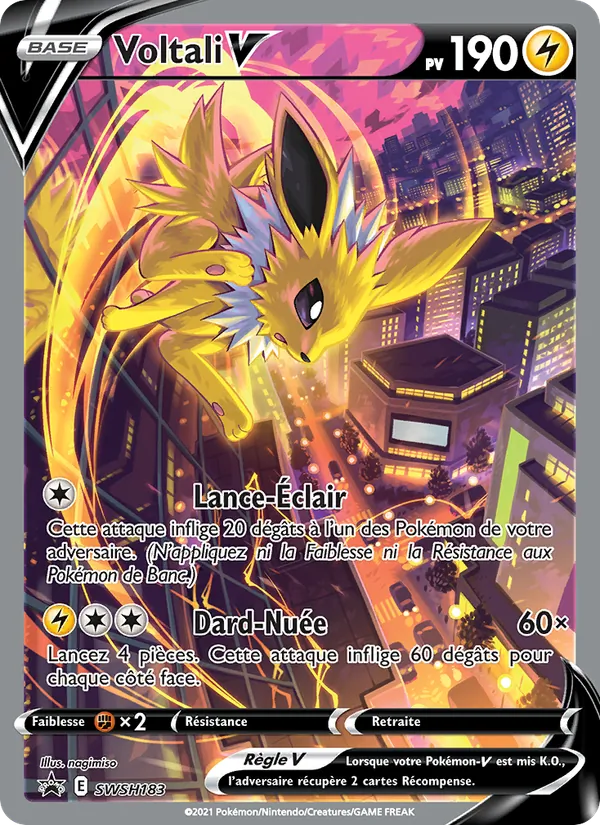 Voltali V (SWSH Black Star Promos #SWSH183/307)
