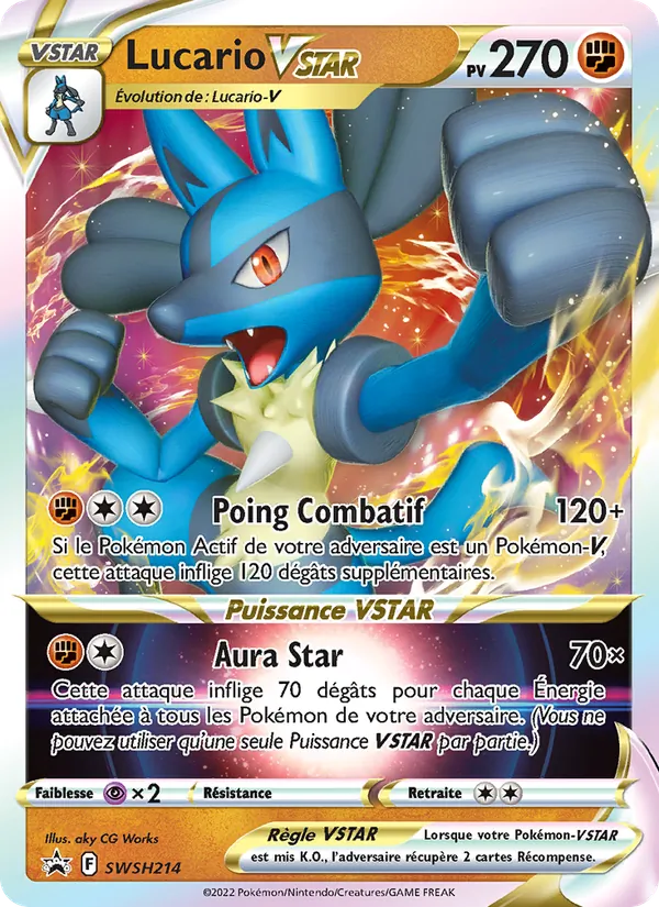Lucario VSTAR (SWSH Black Star Promos #SWSH214/307)