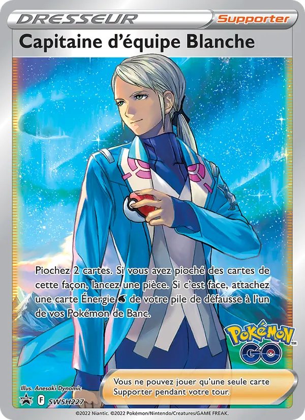 Capitaine d'équipe Blanche (Promo SWSH #SWSH227/307)