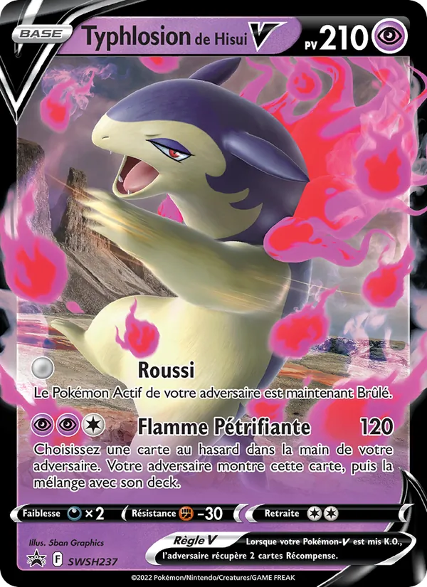 Typhlosion de Hisui V (Promo SWSH #SWSH237/307)