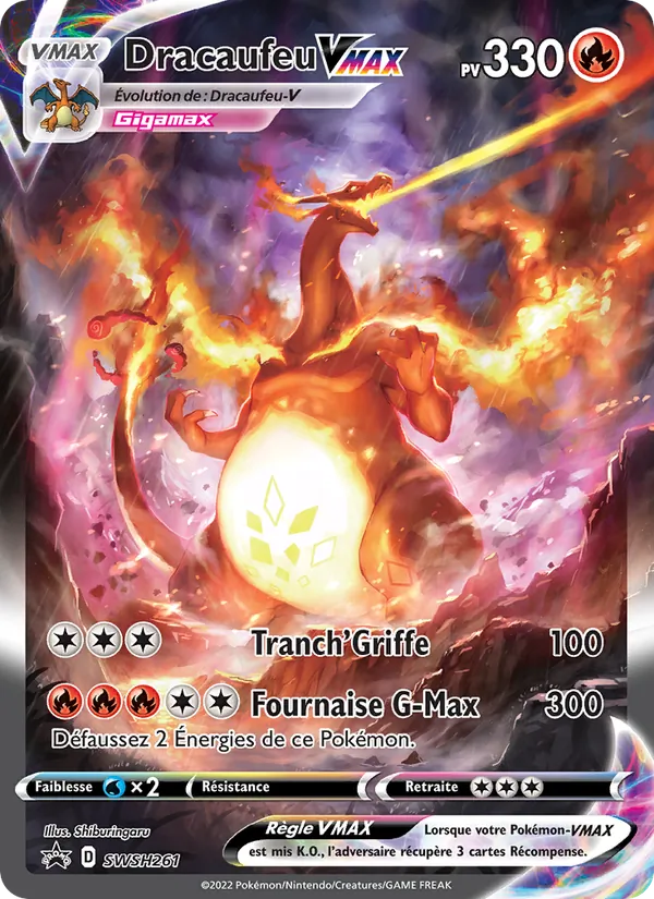 Dracaufeu VMAX (SWSH Black Star Promos #SWSH261/307)
