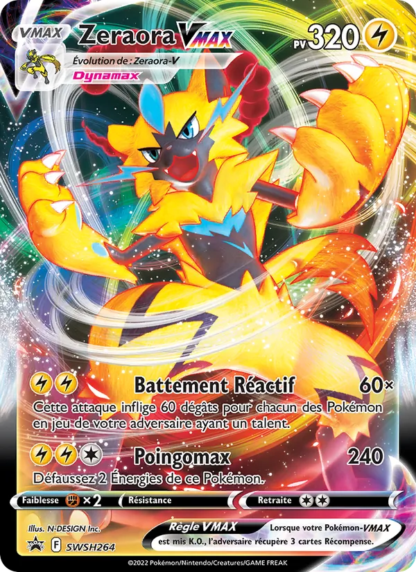 Zeraora VMAX (Promo SWSH #SWSH264/307)