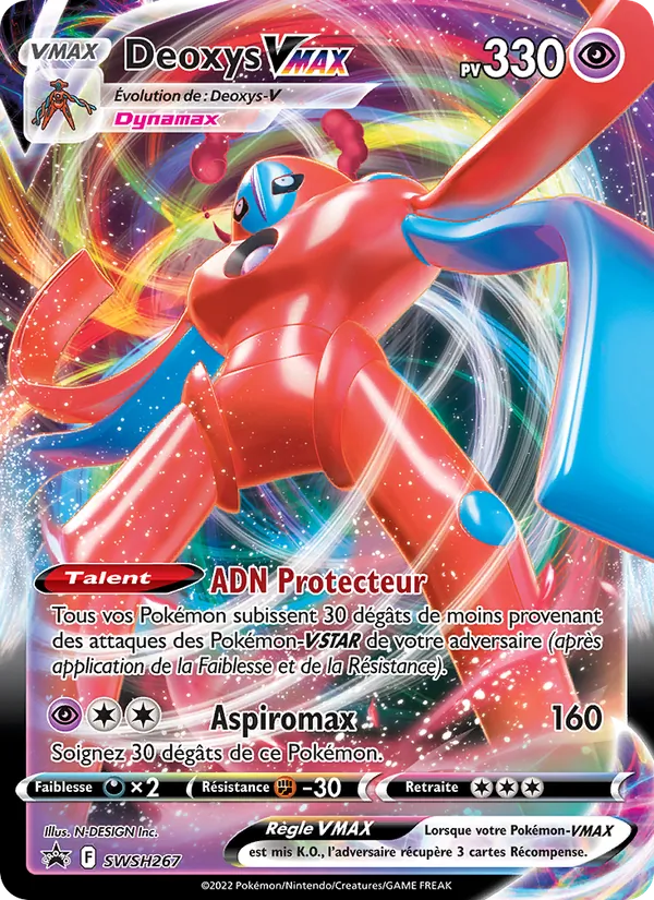 Deoxys VMAX (SWSH Black Star Promos #SWSH267/307)