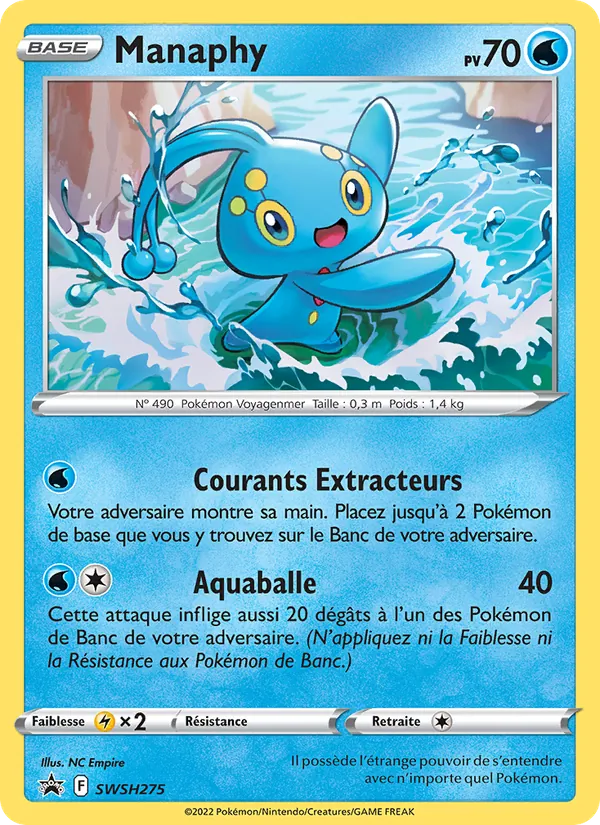 Manaphy (SWSH Black Star Promos #SWSH275/307)