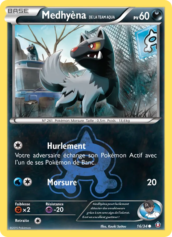 Medhyèna de la Team Aqua (Double Danger #16/34)