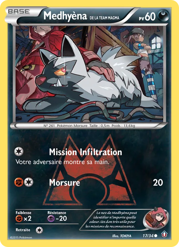 Medhyèna de la Team Magma (Double Danger #17/34)