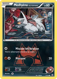 Medhyèna de la Team Magma (Double Danger #17/34)