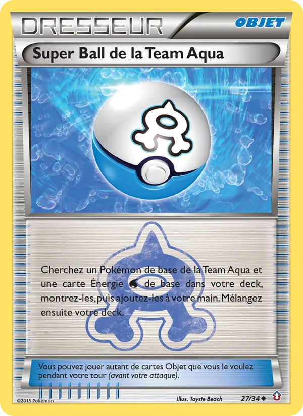 Super Ball de la Team Aqua (Double Danger #27/34)