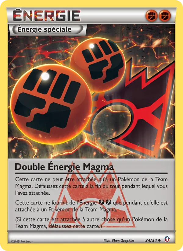 Double Énergie Magma (Double Crisis #34/34)