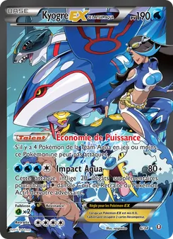 Kyogre-EX de la Team Aqua (Double Danger #6/34)