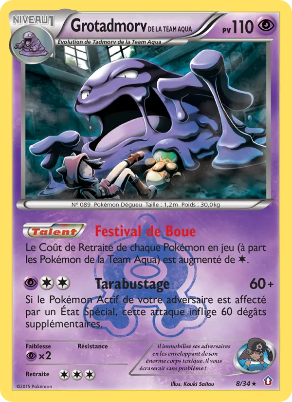 Grotadmorv de la Team Aqua (Double Crisis #8/34)