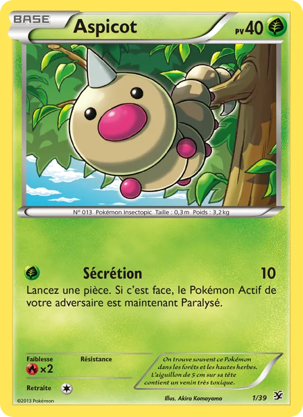 Aspicot (Bienvenue à Kalos #1/39)