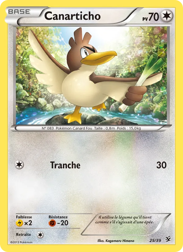 Canarticho (Bienvenue à Kalos #25/39)