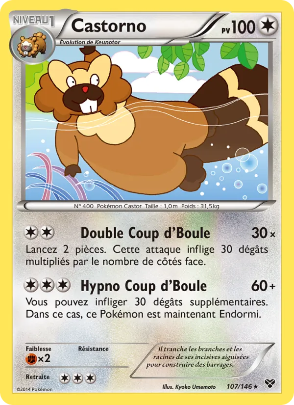 Castorno (XY #107/146)