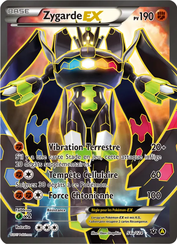 Zygarde EX (Fates Collide #54a/124)