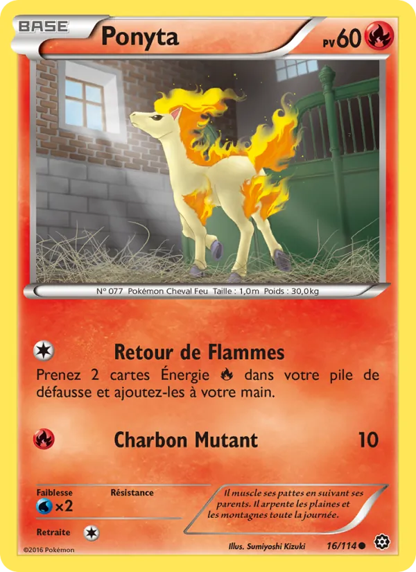 Ponyta (Offensive Vapeur #16/114)