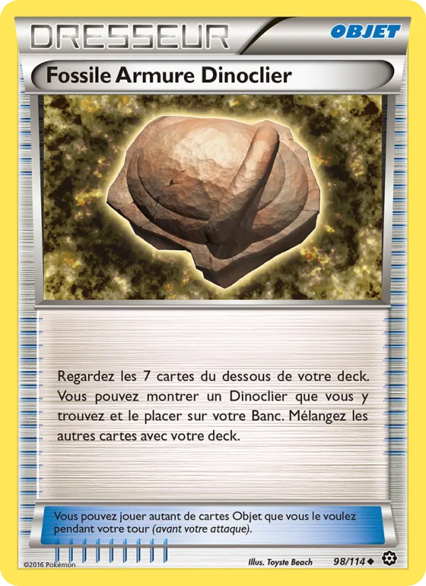 Fossile Armure Dinoclier (Steam Siege #98/114)
