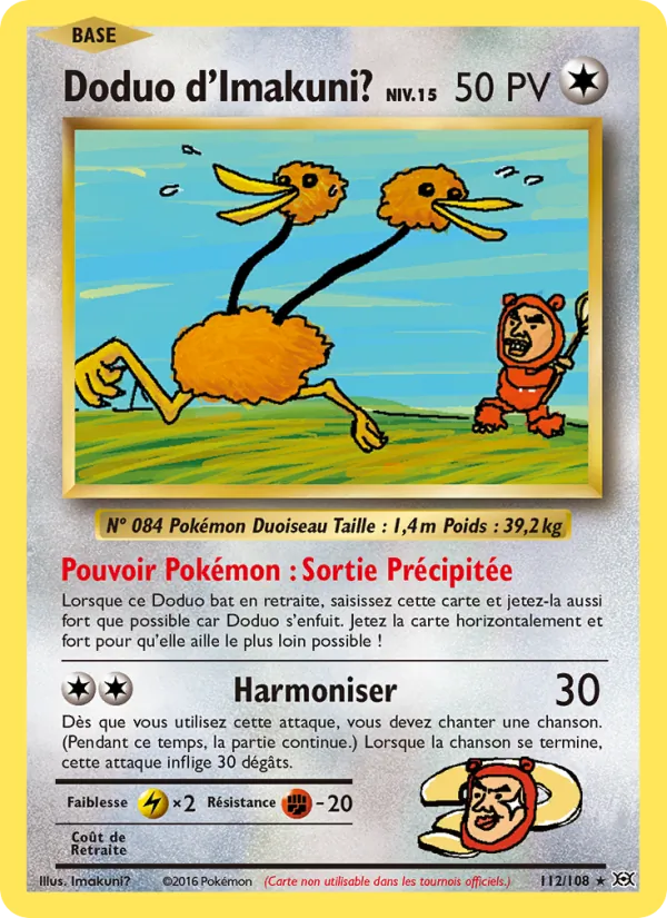 Doduo d'Imakuni? (Evolutions #112/108)