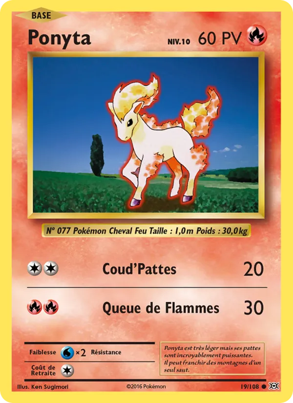 Ponyta (Évolutions #19/108)