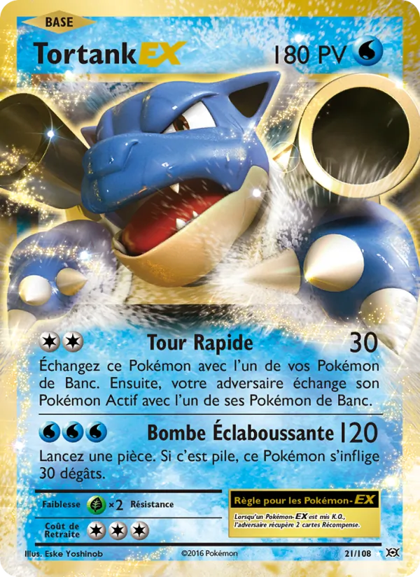 Tortank EX (Évolutions #21/108)