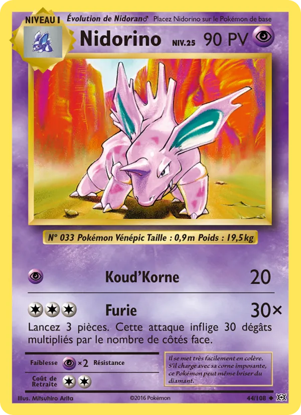 Nidorino (Évolutions #44/108)