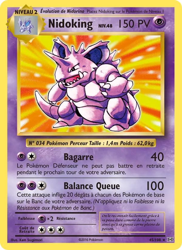 Nidoking (Évolutions #45/108)