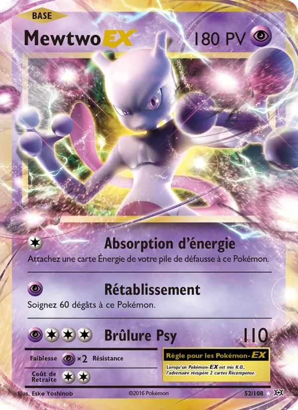 Mewtwo EX (Évolutions #52/108)