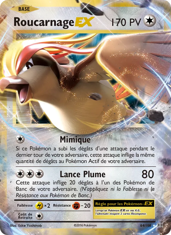 Roucarnage EX (Évolutions #64/108)