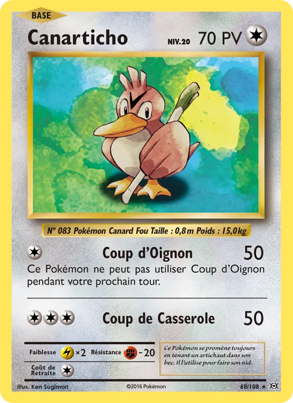 Canarticho (Evolutions #68/108)