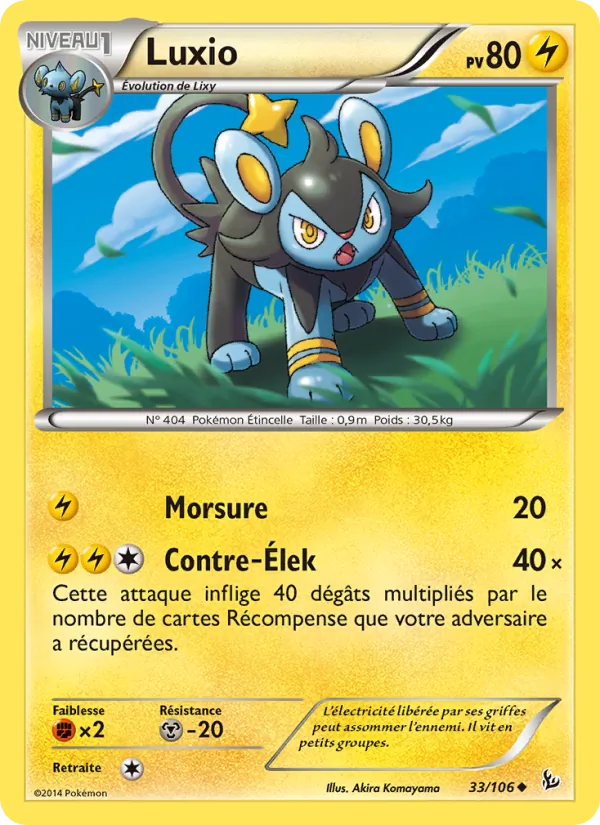 Luxio (Étincelles #33/106)
