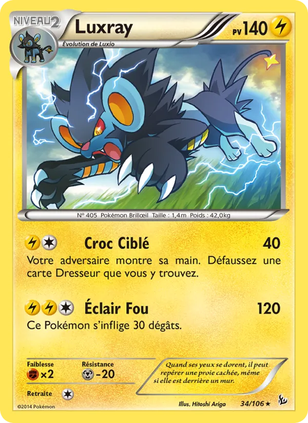 Luxray (Flashfire #34/106)