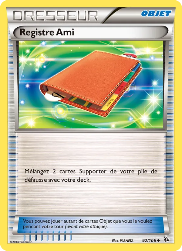 Registre Ami (Étincelles #92/106)