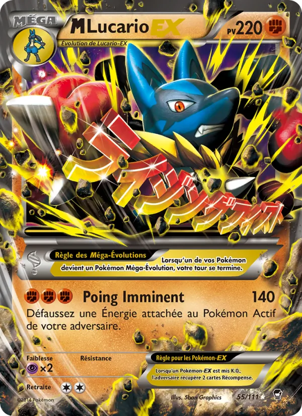 M-Lucario EX (Furious Fists #55/111)