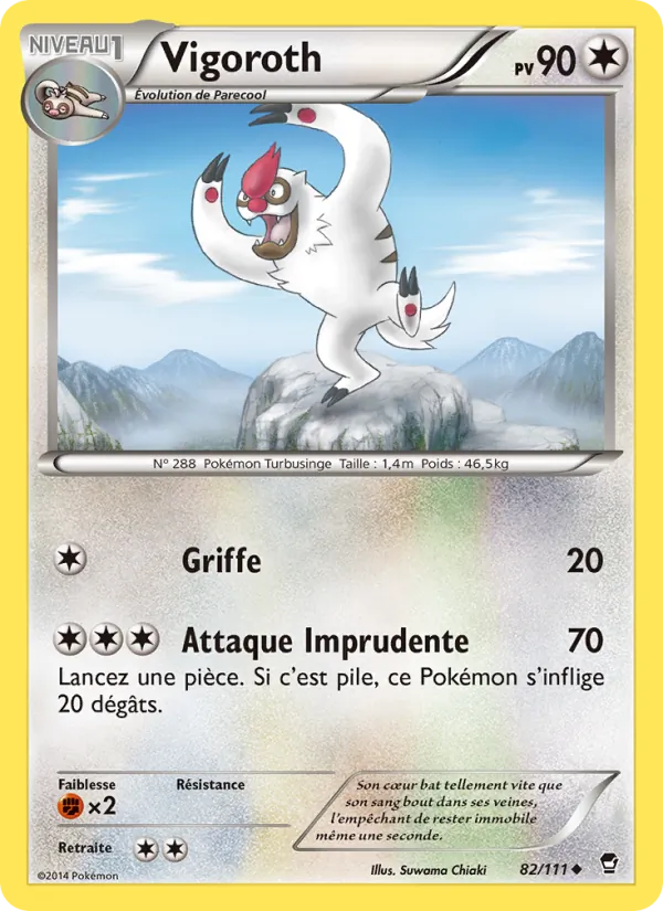 Vigoroth (Furious Fists #82/111)