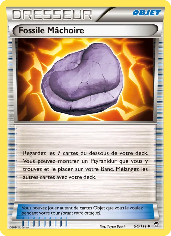 Fossile Mâchoire (Furious Fists #94/111)