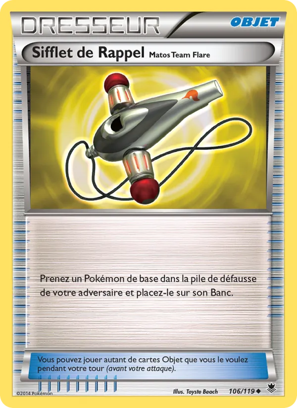 Sifflet de Rappel Matos Team Flare (Phantom Forces #106/119)