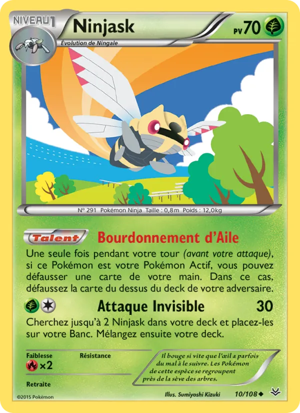 Ninjask (Roaring Skies #10/108)
