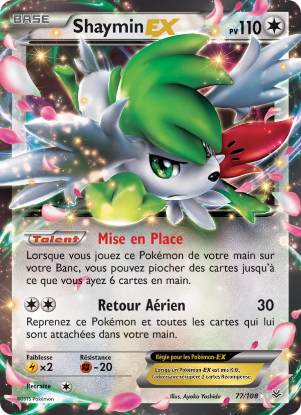 Shaymin EX (Ciel Rugissant #77/108)