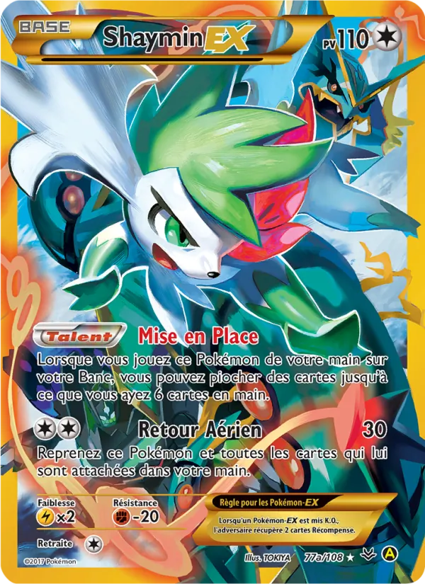 Shaymin EX (Ciel Rugissant #77a/108)
