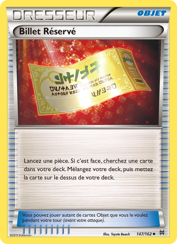 Billet Réservé (BREAKthrough #147/162)