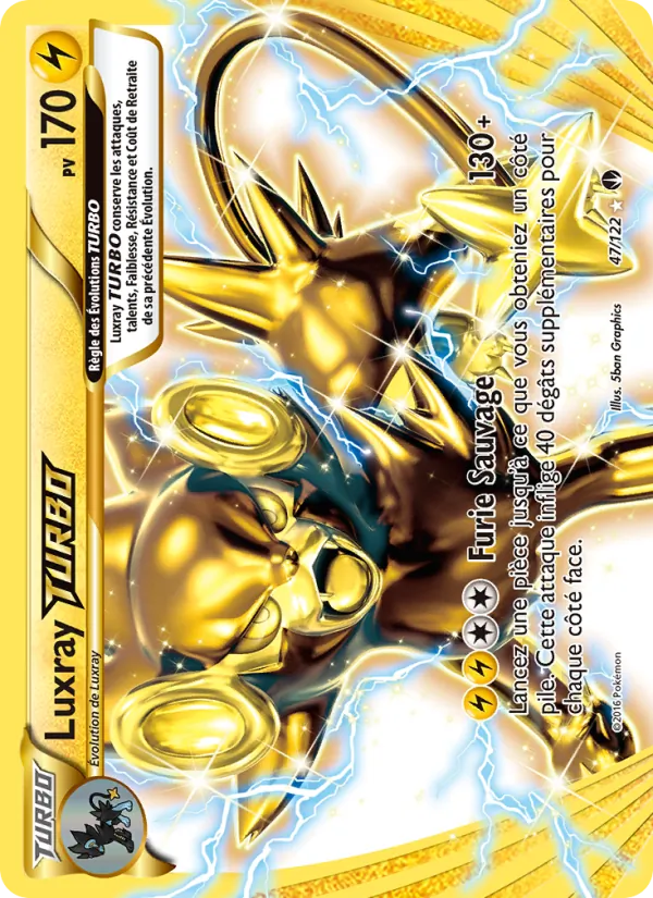 Luxray TURBO (Rupture Turbo #47/122)