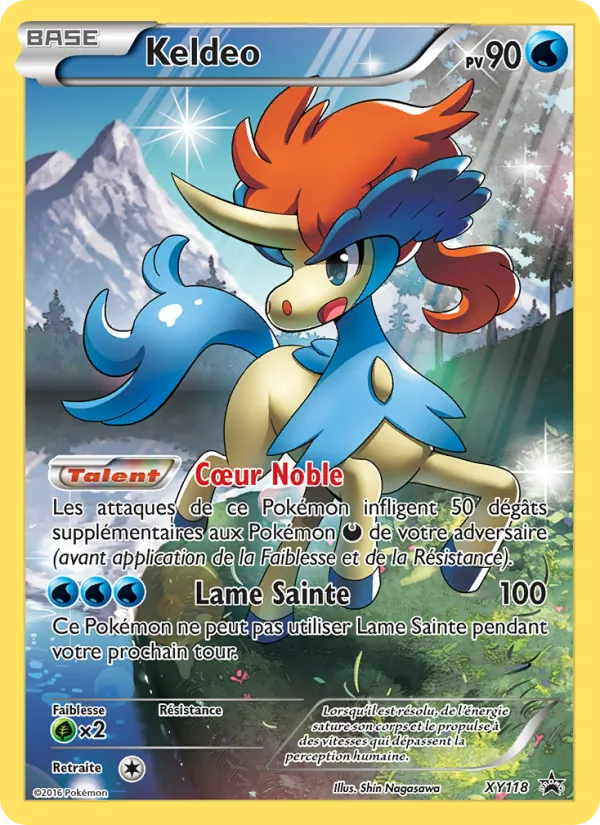 Keldeo (XY Black Star Promos #XY118/211)