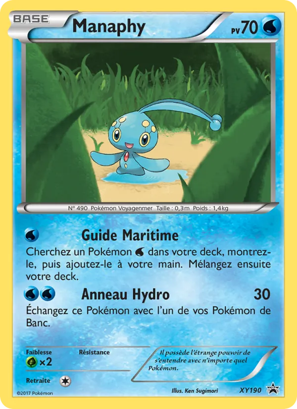 Manaphy (XY Black Star Promos #XY190/211)