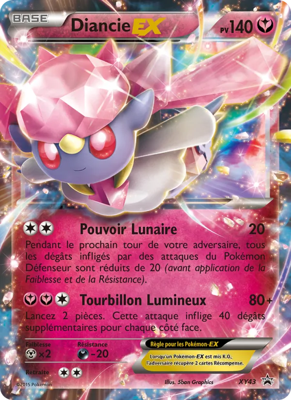 Diancie EX (XY Black Star Promos #XY43/211)