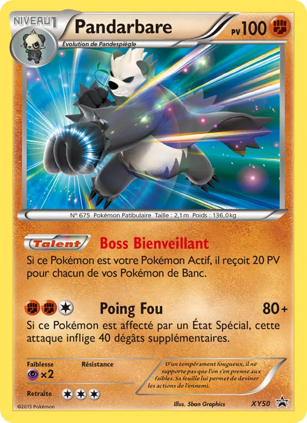 Pandarbare (XY Black Star Promos #XY50/211)