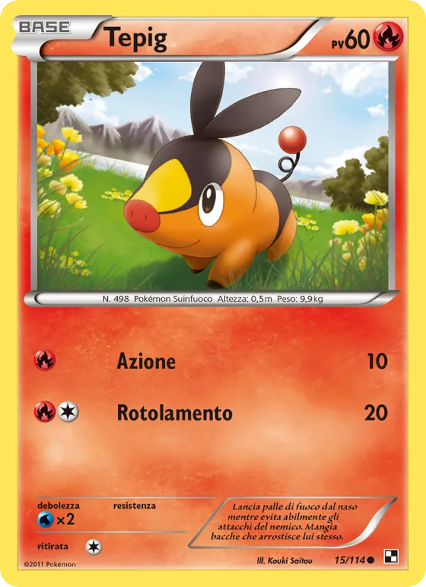 Tepig (Nero e Bianco #15/114)