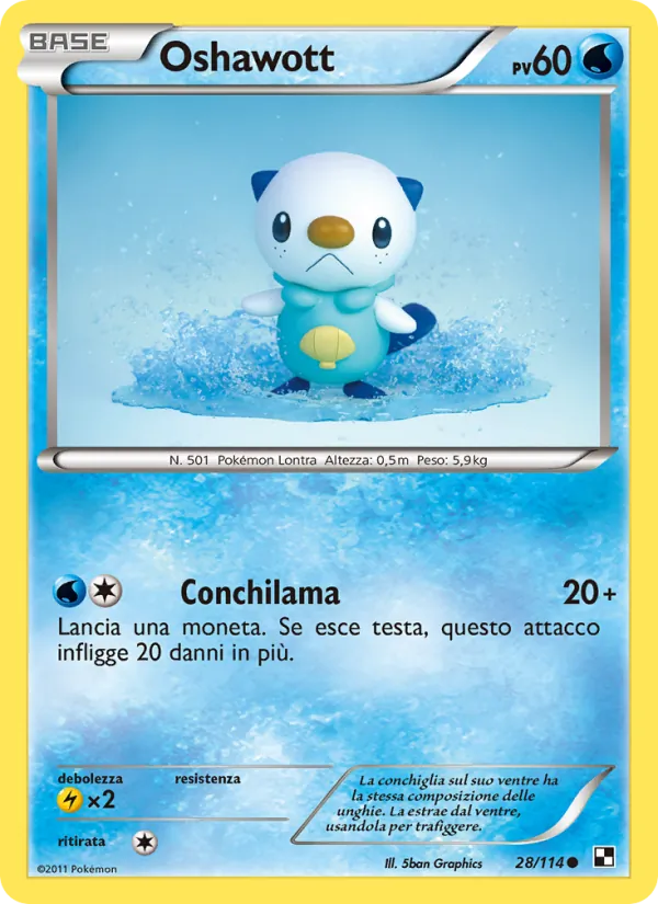 Oshawott (Nero e Bianco #28/114)