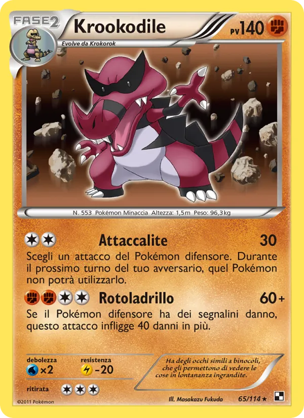 Krookodile (Nero e Bianco #65/114)
