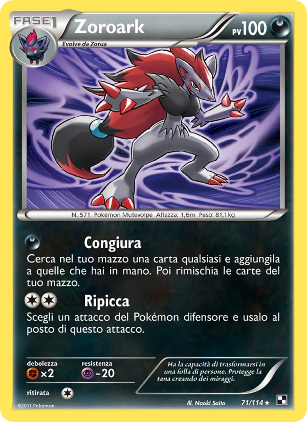 Zoroark (Black & White #71/114)